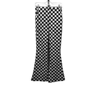 NEW Jade by Jane Checkerboard Flare Pants Sz M